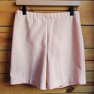 Womens Vintage Checkered Shorts